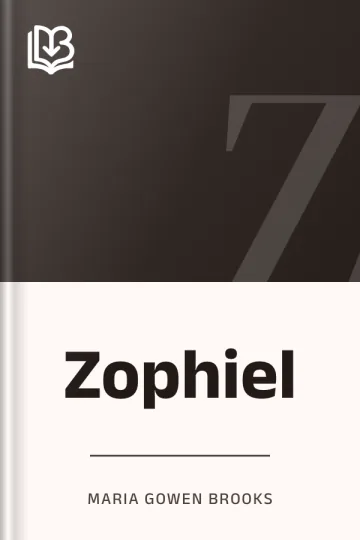 Zophiel by Maria Gowen Brooks, book cover