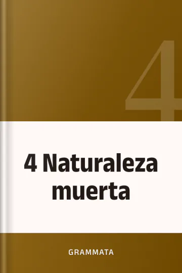 4 Naturaleza muerta de Grammata, portada del libro