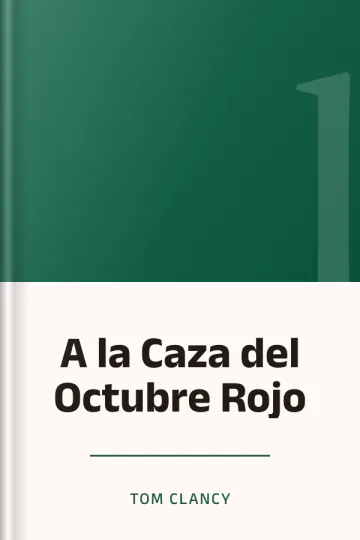 A la Caza del Octubre Rojo de Tom Clancy, portada del libro