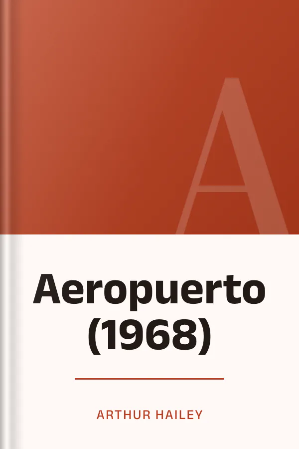 Aeropuerto (1968) de Arthur Hailey, portada del libro