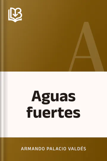 Aguas fuertes de Armando Palacio Valdés, portada del libro