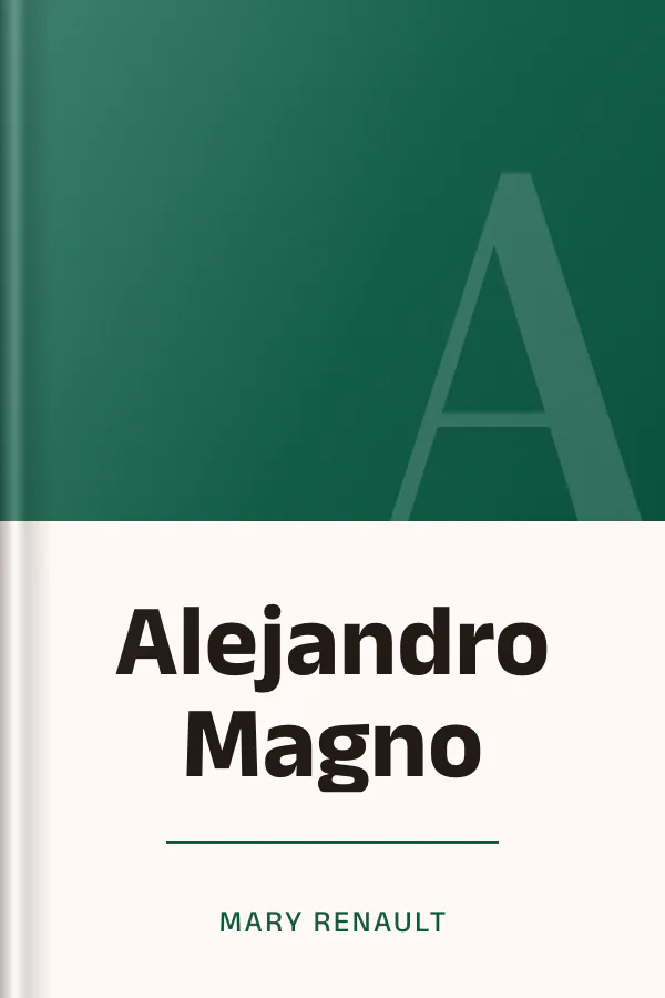 Alejandro Magno de Mary Renault, portada del libro