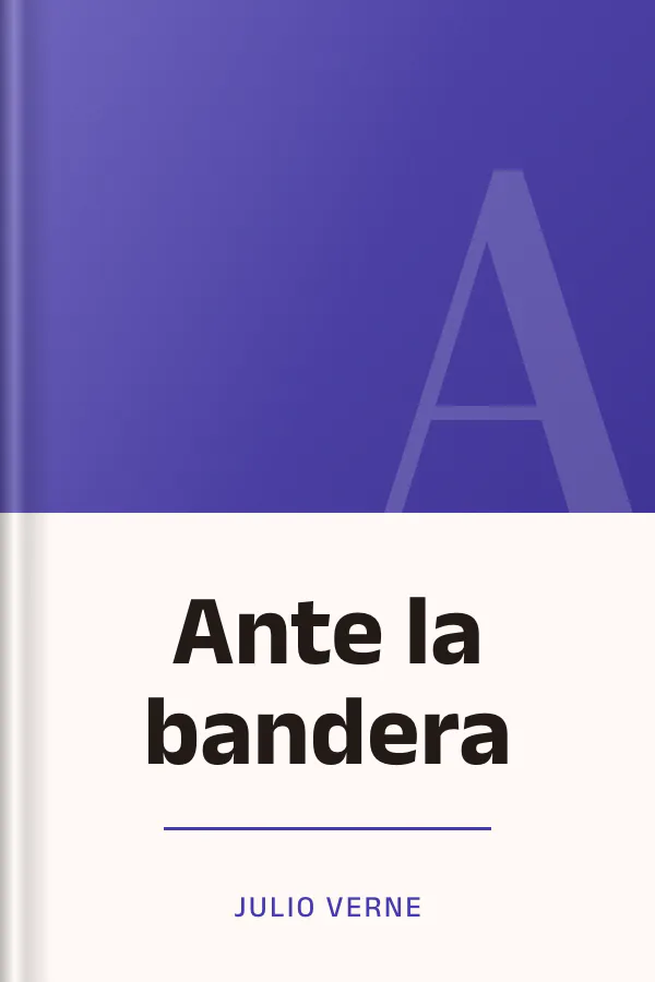 Ante la bandera de Julio Verne, portada del libro
