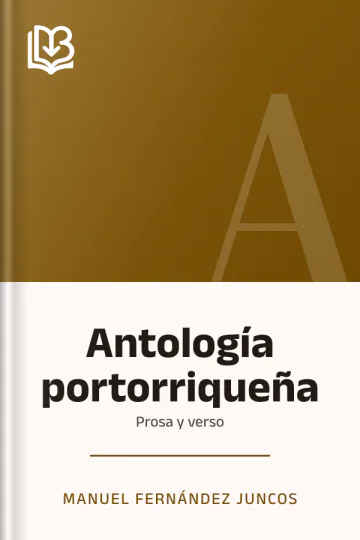Antología portorriqueña de Manuel Fernández Juncos, portada del libro
