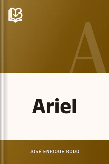 Ariel de José Enrique Rodó, portada del libro