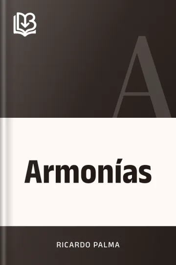 Armonías de Ricardo Palma, portada del libro