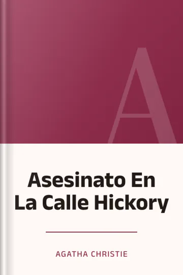 Asesinato En La Calle Hickory de Agatha Christie, portada del libro