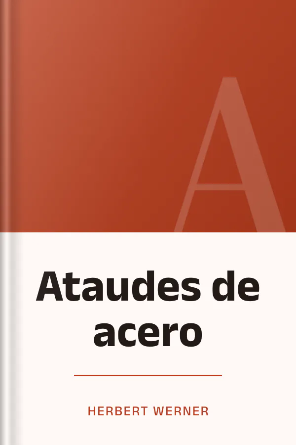 Ataudes de acero de Herbert Werner, portada del libro
