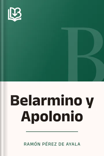 Belarmino y Apolonio de Ramón Pérez de Ayala, portada del libro