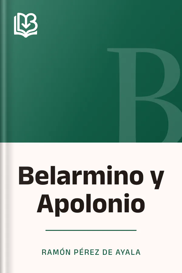 Belarmino y Apolonio de Ramón Pérez de Ayala, portada del libro