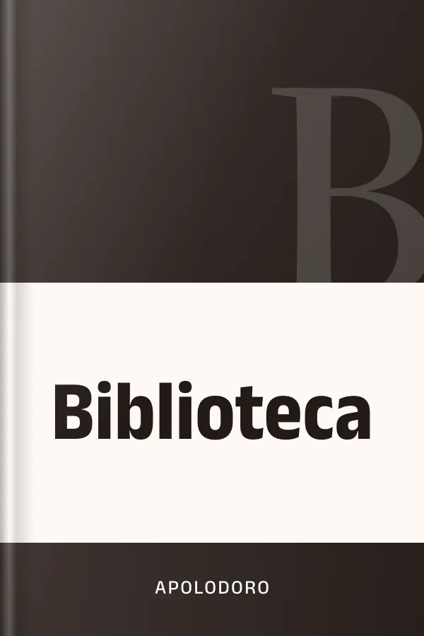 Biblioteca de Apolodoro, portada del libro