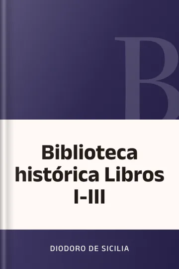 Biblioteca histórica Libros I-III de Diodoro de Sicilia, portada del libro