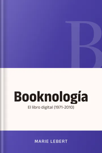 Booknología de Marie Lebert, portada del libro