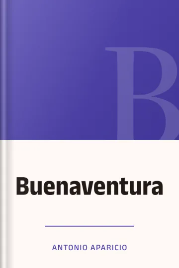 Buenaventura de Antonio Aparicio, portada del libro
