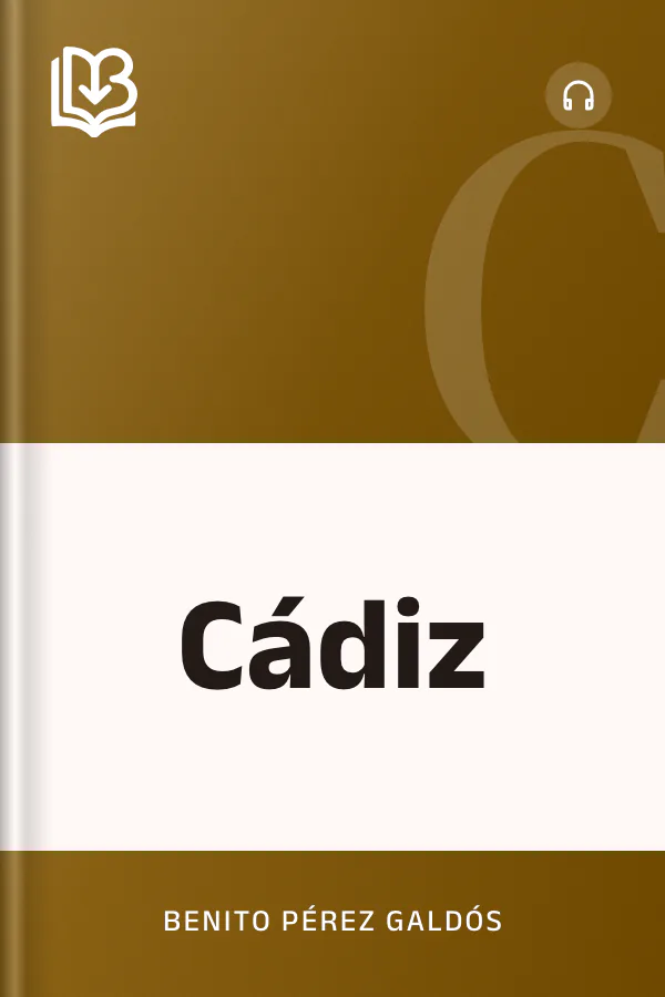 Cádiz de Benito Pérez Galdós, portada del libro