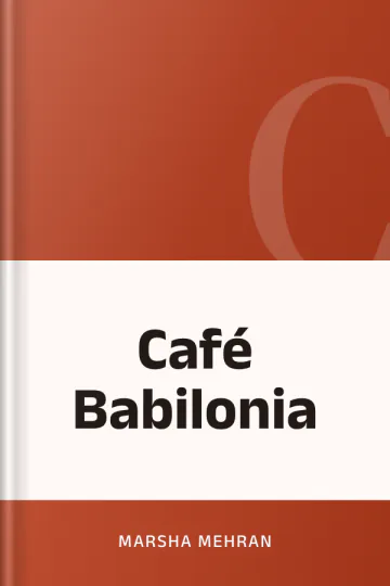 Café Babilonia de Marsha Mehran, portada del libro