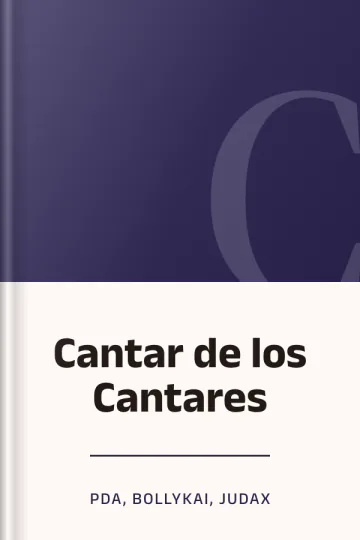 Cantar de los Cantares de PDA, Bollykai, Judax, portada del libro