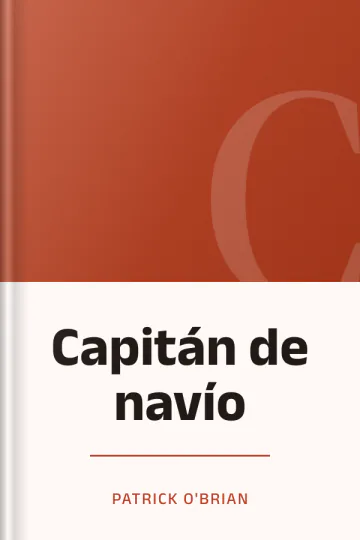 Capitán de navío de Patrick O'Brian, portada del libro