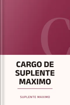 CARGO DE SUPLENTE MAXIMO - suplente maximo