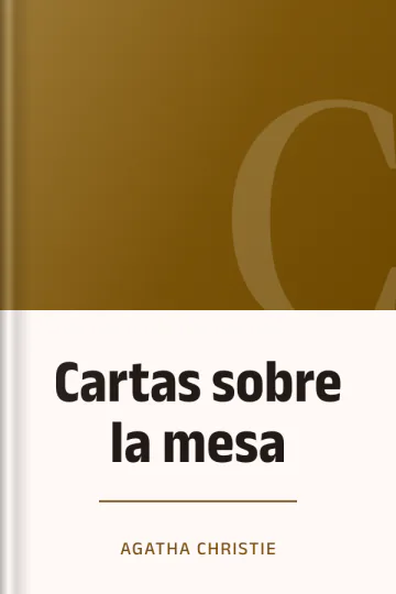 Cartas sobre la mesa de Agatha Christie, portada del libro