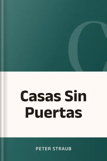 Casas Sin Puertas de Peter Straub, portada del libro