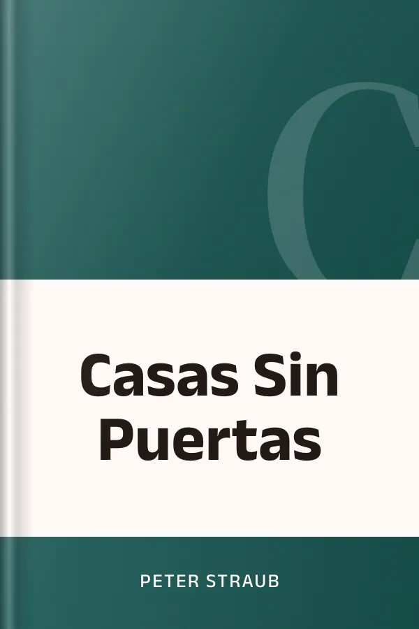 Casas Sin Puertas de Peter Straub, portada del libro