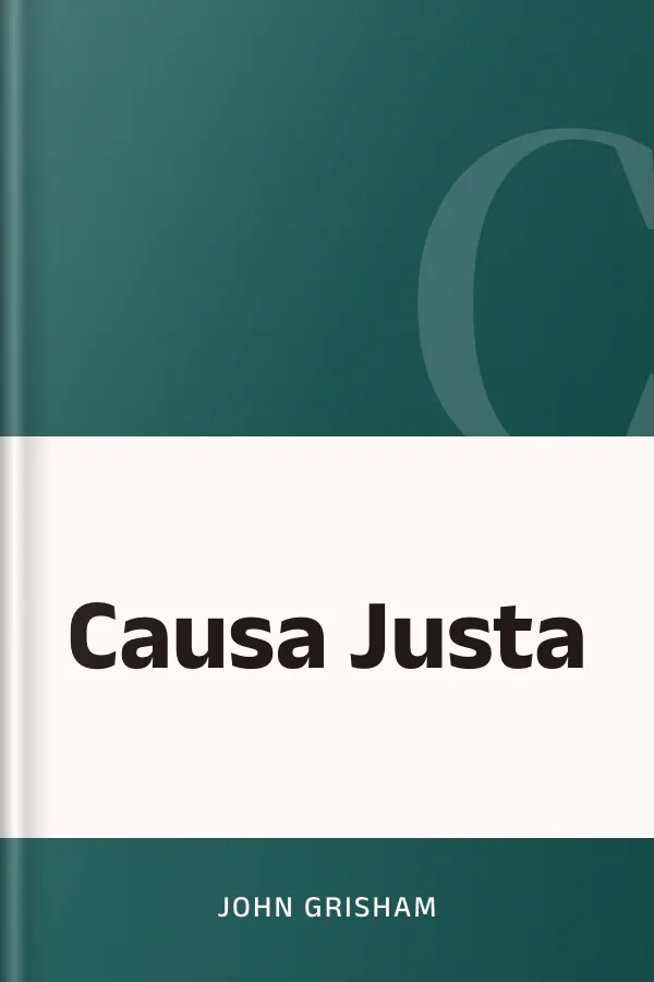 Causa Justa de John Grisham, portada del libro