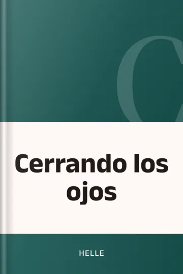 Cerrando los ojos de Helle, portada del libro