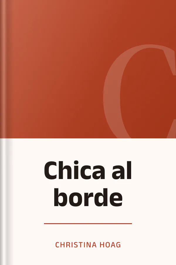 Chica al borde de Christina Hoag, portada del libro