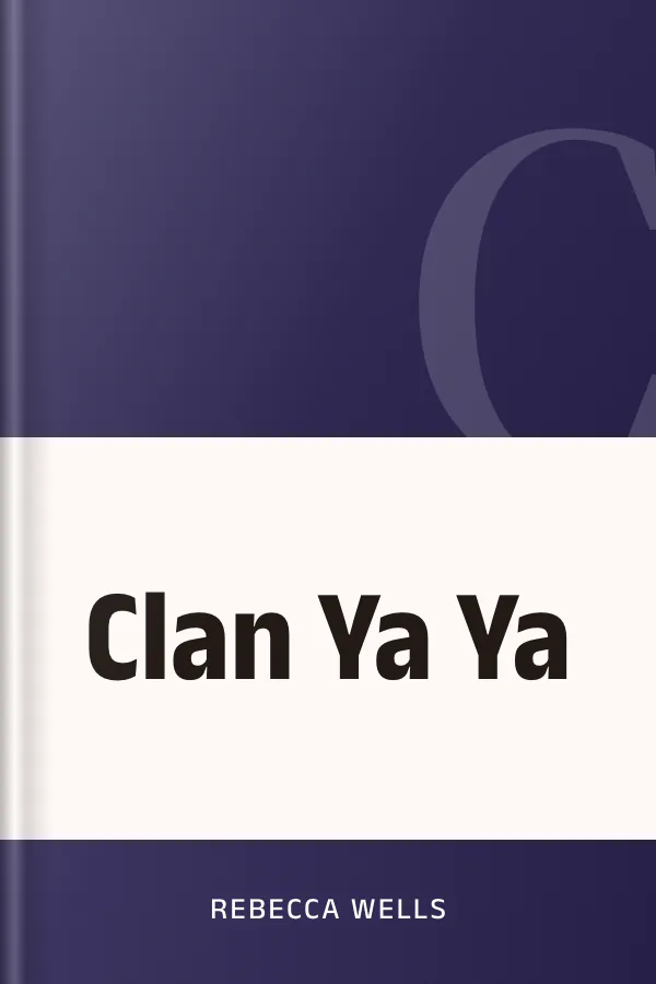 Clan Ya Ya de Rebecca Wells, portada del libro