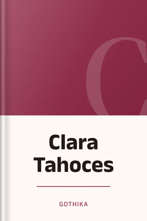 Clara Tahoces de Gothika, portada del libro