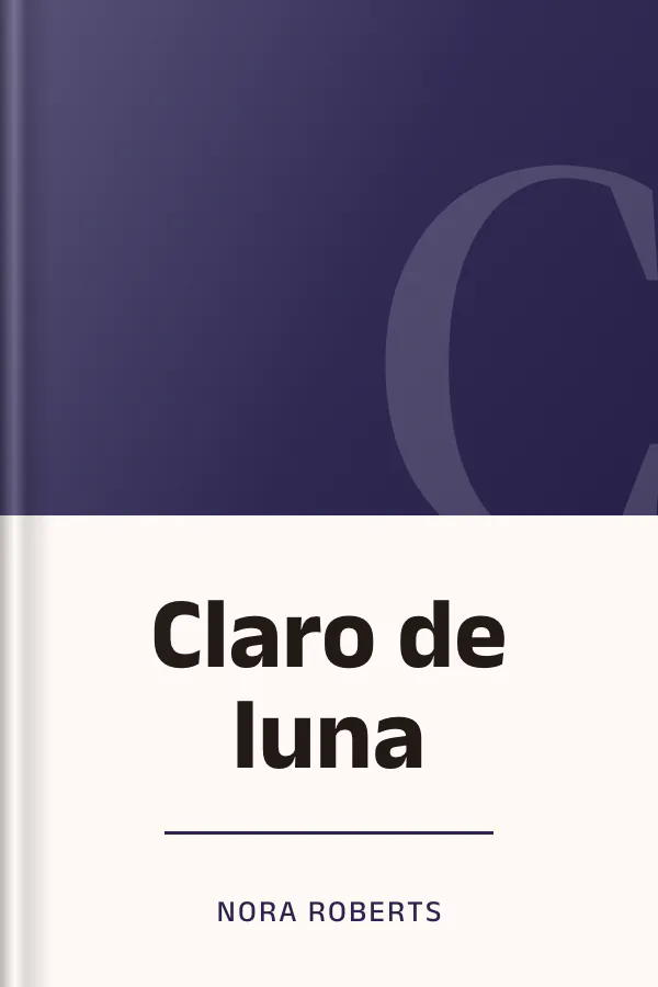Claro de luna de Nora Roberts, portada del libro