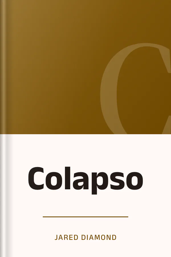 Colapso de Jared Diamond, portada del libro