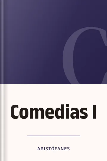 Comedias I de Aristófanes, portada del libro