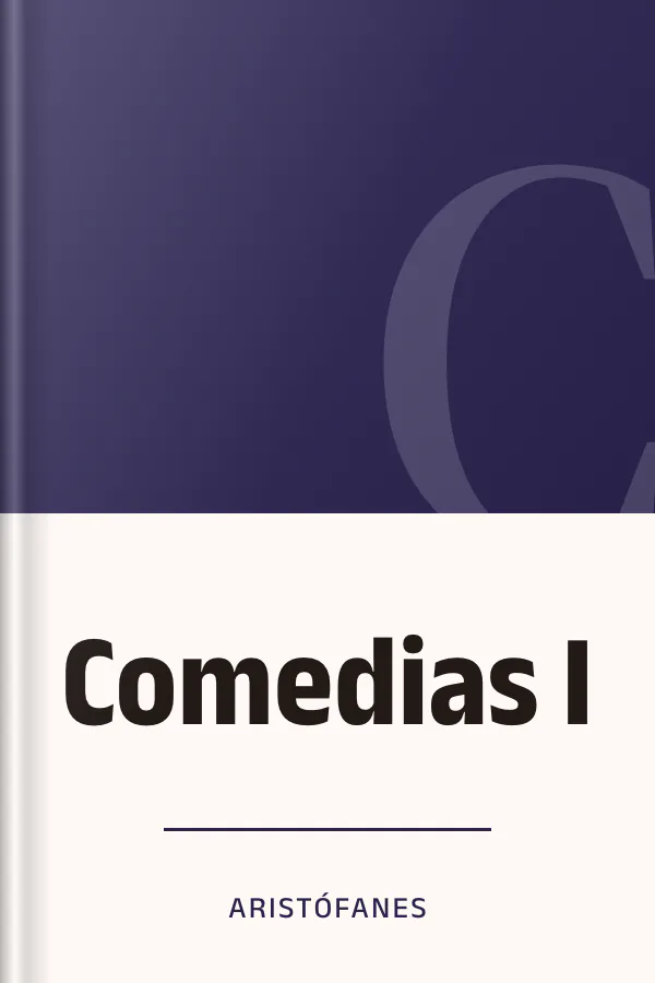 Comedias I de Aristófanes, portada del libro