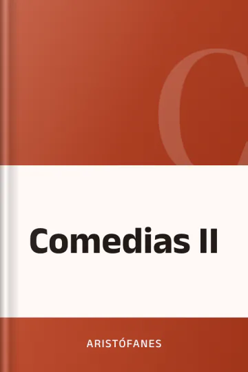 Comedias II de Aristófanes, portada del libro