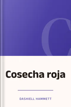 Cosecha roja - Dashiell Hammett