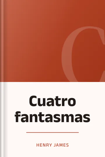 Cuatro fantasmas de Henry James, portada del libro