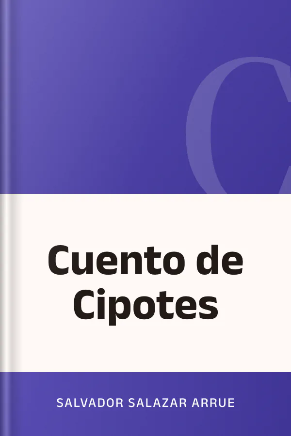 Cuento de Cipotes de Salvador Salazar Arrue, portada del libro