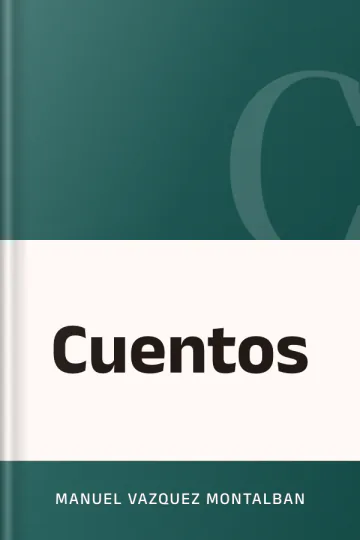 Cuentos de Manuel Vazquez Montalban, portada del libro