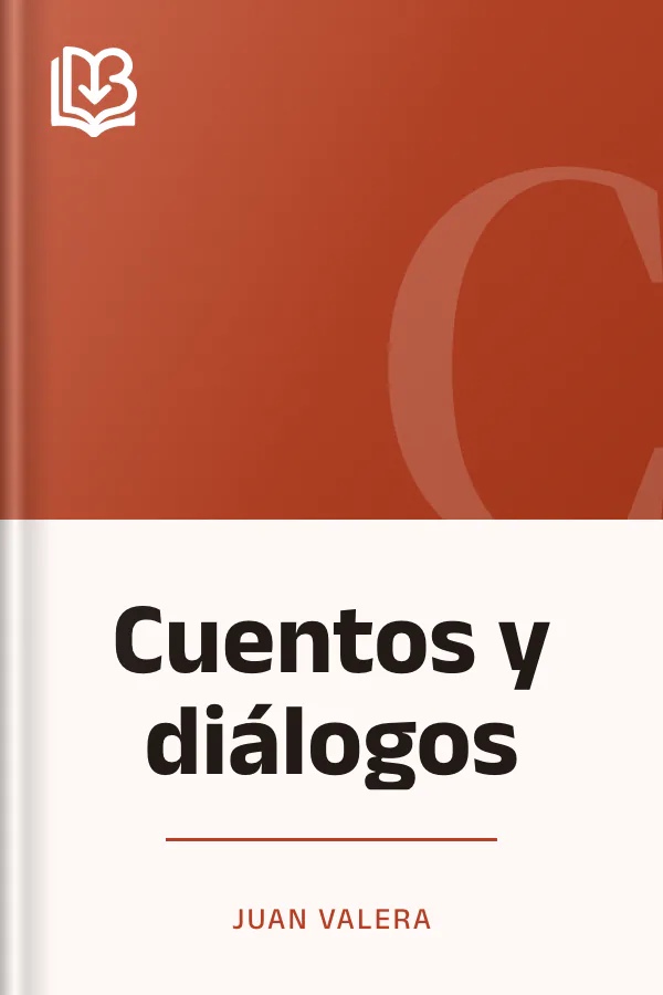 Cuentos y diálogos de Juan Valera, portada del libro