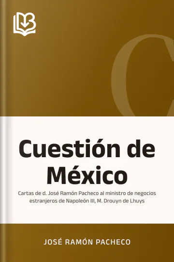 Cuestión de México de José Ramón Pacheco, portada del libro
