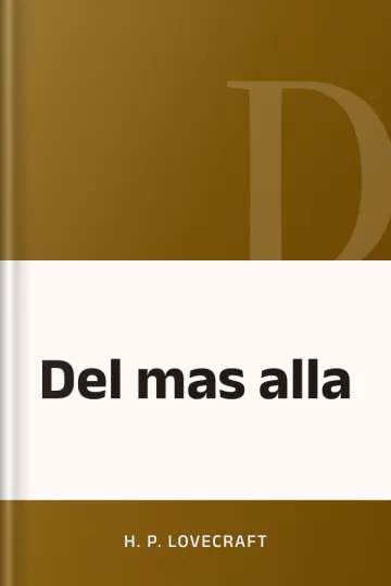 Del mas alla de H. P Lovecraft, portada del libro