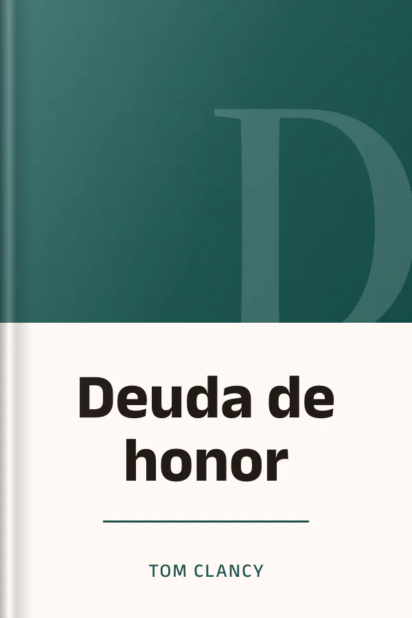 Deuda de honor de Tom Clancy, portada del libro