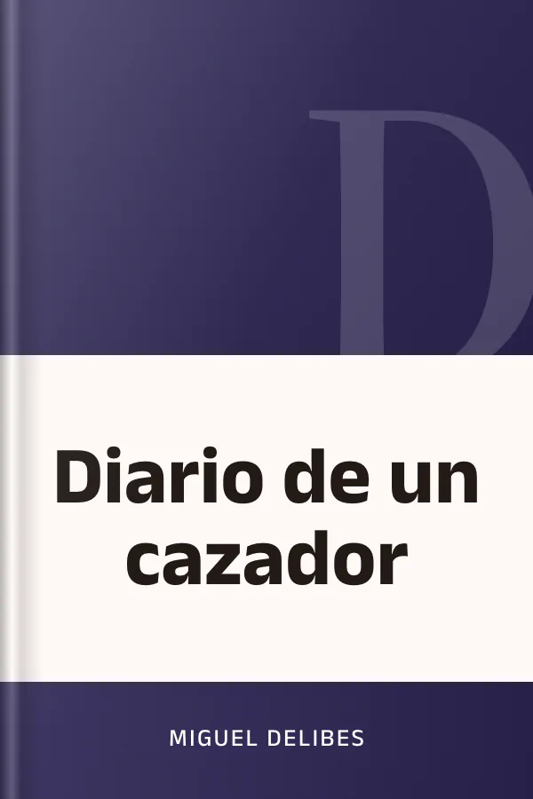Diario de un cazador de Miguel Delibes, portada del libro