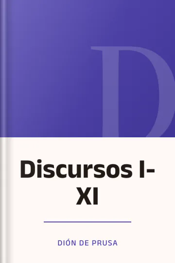 Discursos I-XI de Dión de Prusa, portada del libro