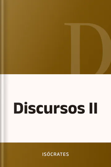 Discursos II de Isócrates, portada del libro