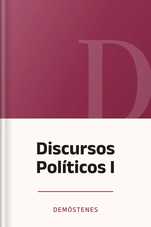 Discursos Políticos I de Demóstenes, portada del libro