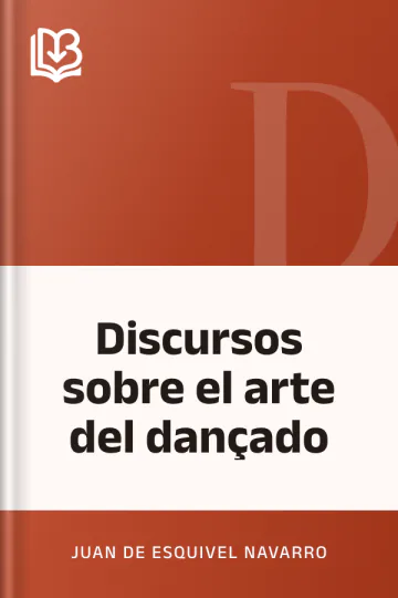 Discursos sobre el arte del dançado de Juan de Esquivel Navarro, portada del libro