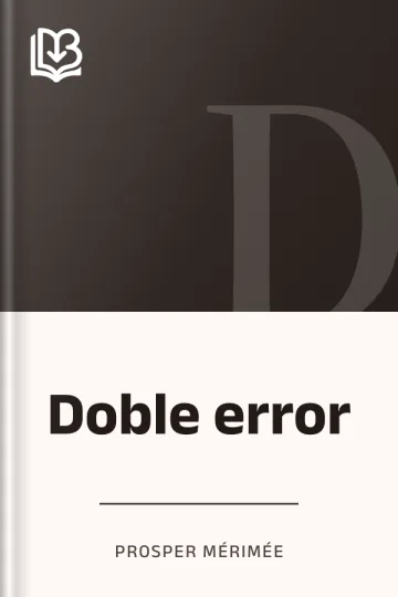 Doble error de Prosper Mérimée, portada del libro
